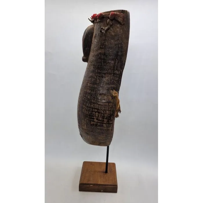 Makonde Ndimu Female Belly Mask, Tanzania