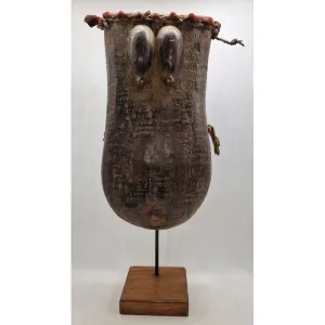 Makonde Ndimu Female Belly Mask, Tanzania