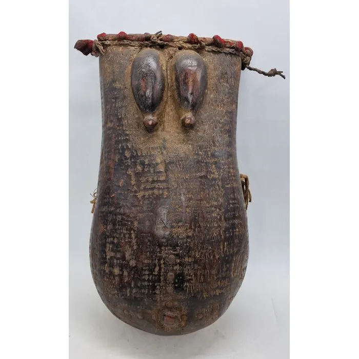 Makonde Ndimu Female Belly Mask, Tanzania