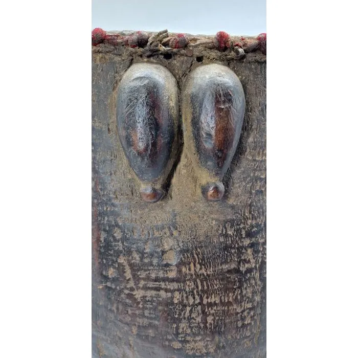 Makonde Ndimu Female Belly Mask, Tanzania