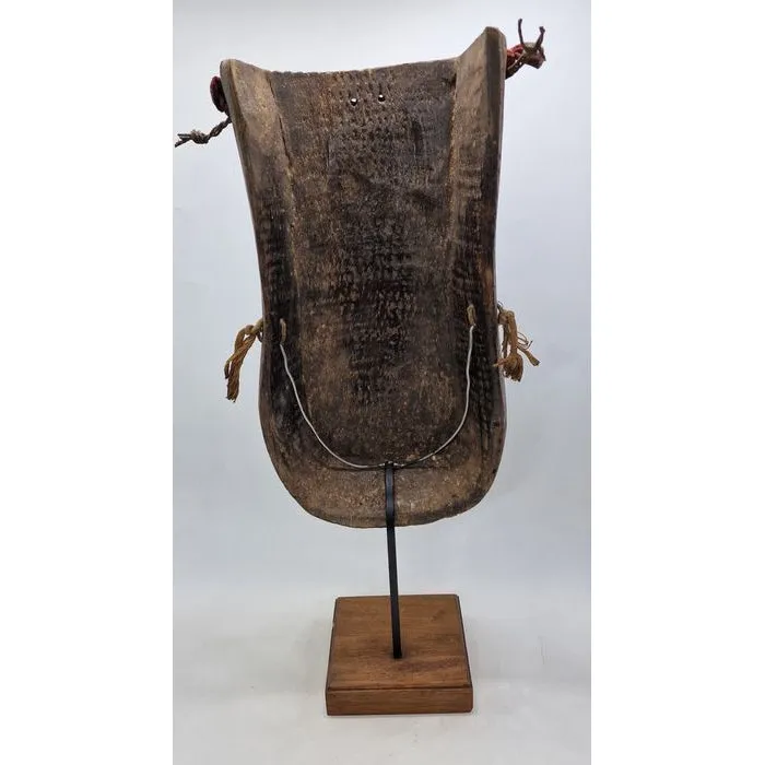 Makonde Ndimu Female Belly Mask, Tanzania
