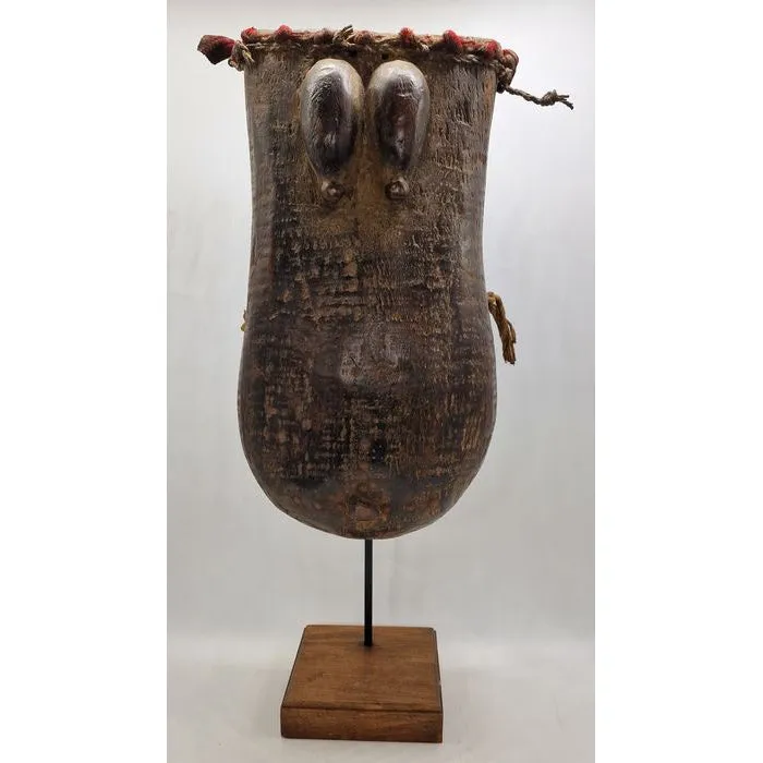 Makonde Ndimu Female Belly Mask, Tanzania
