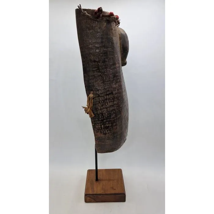 Makonde Ndimu Female Belly Mask, Tanzania
