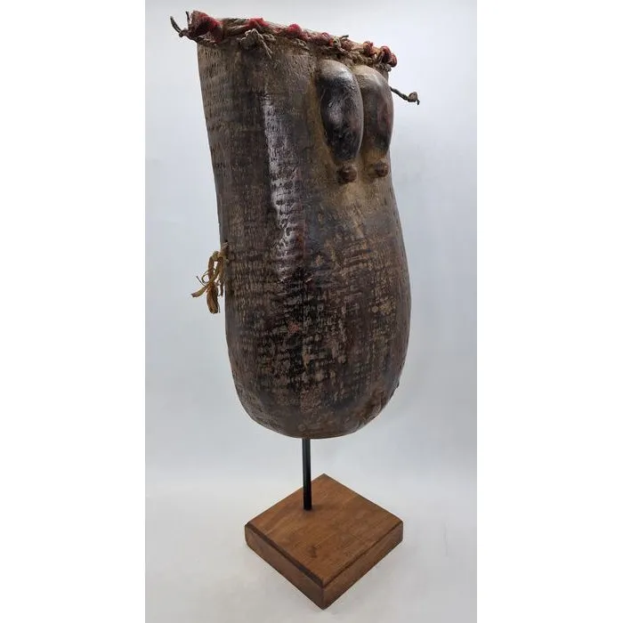 Makonde Ndimu Female Belly Mask, Tanzania