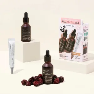 MARY & MAY Believe In Truth idebenone blackberry serum duo twin pack بكج مميز سيروم البلاك بيري وكريم العين من ماري اند ماي