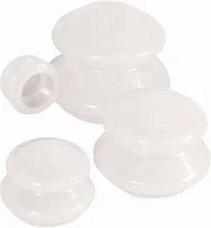 Massage Cup Set, Silicon, 4 pcs