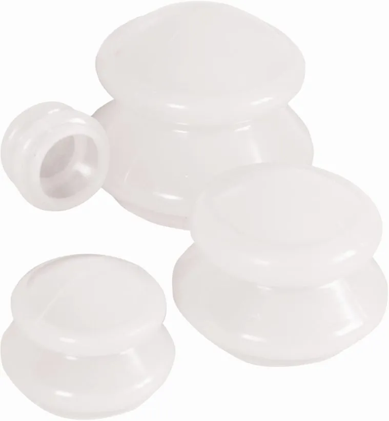 Massage Cup Set, Silicon, 4 pcs