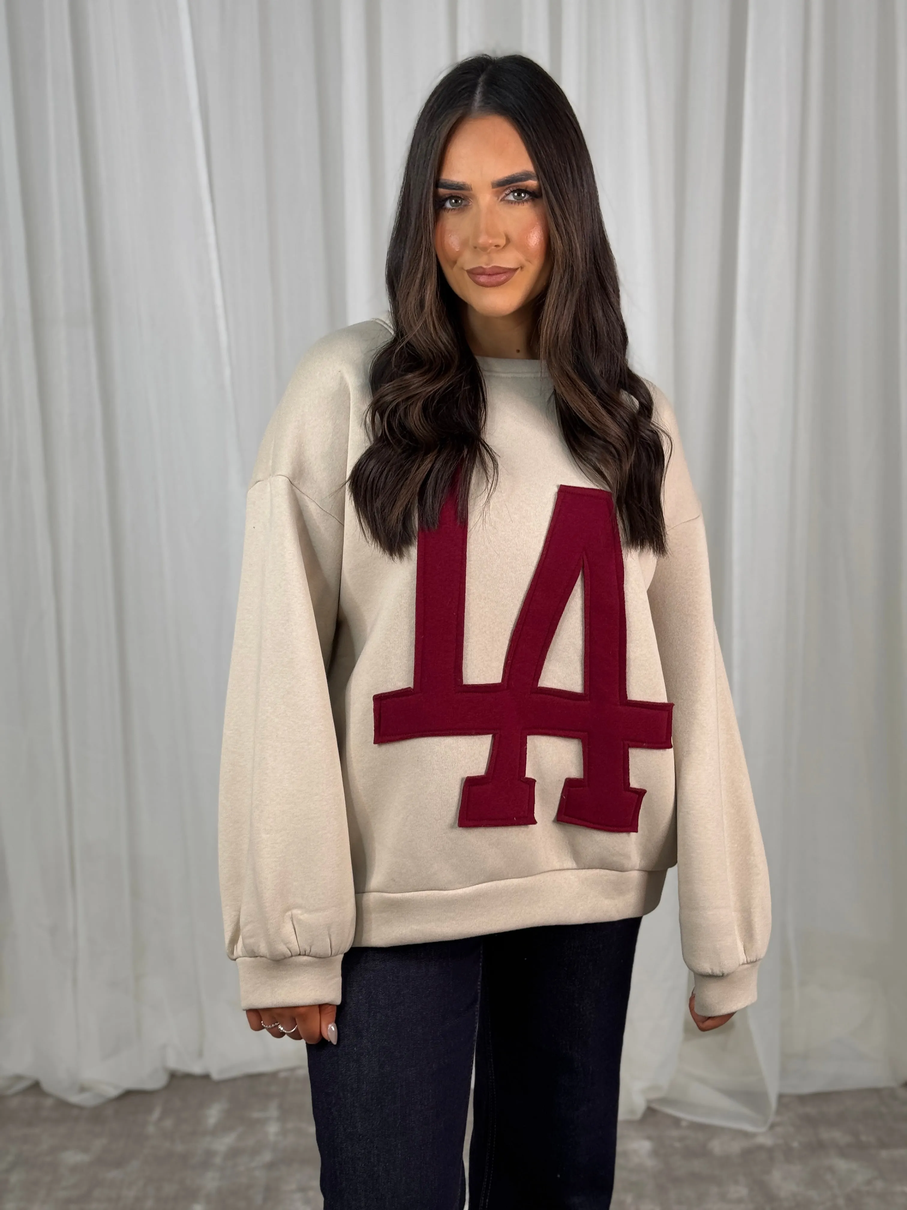 Melanie LA Sweatshirt In Cream