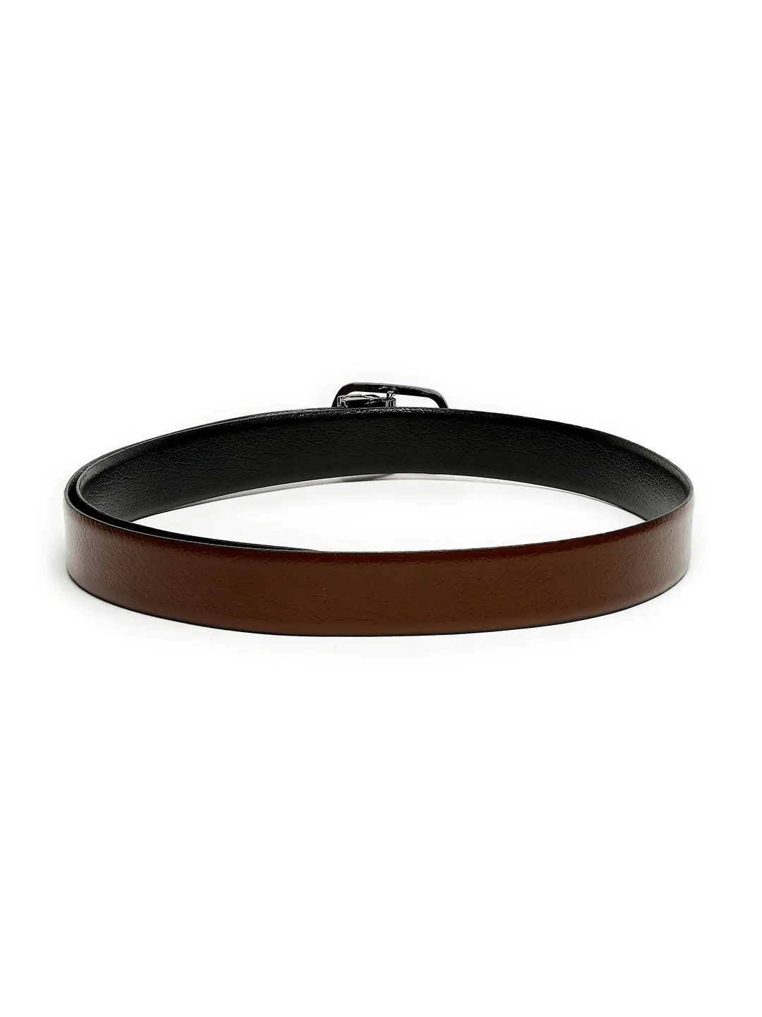 Men Black & Brown Genuine Leather Accessory
