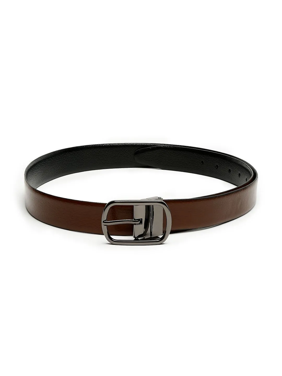 Men Black & Brown Genuine Leather Accessory