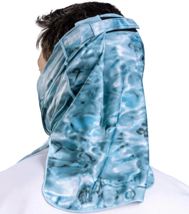 Mens Adjustable UV Face Mask ProMax Sun Protection Vented Gaiter | Aqua Design