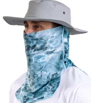 Mens Adjustable UV Face Mask ProMax Sun Protection Vented Gaiter | Aqua Design