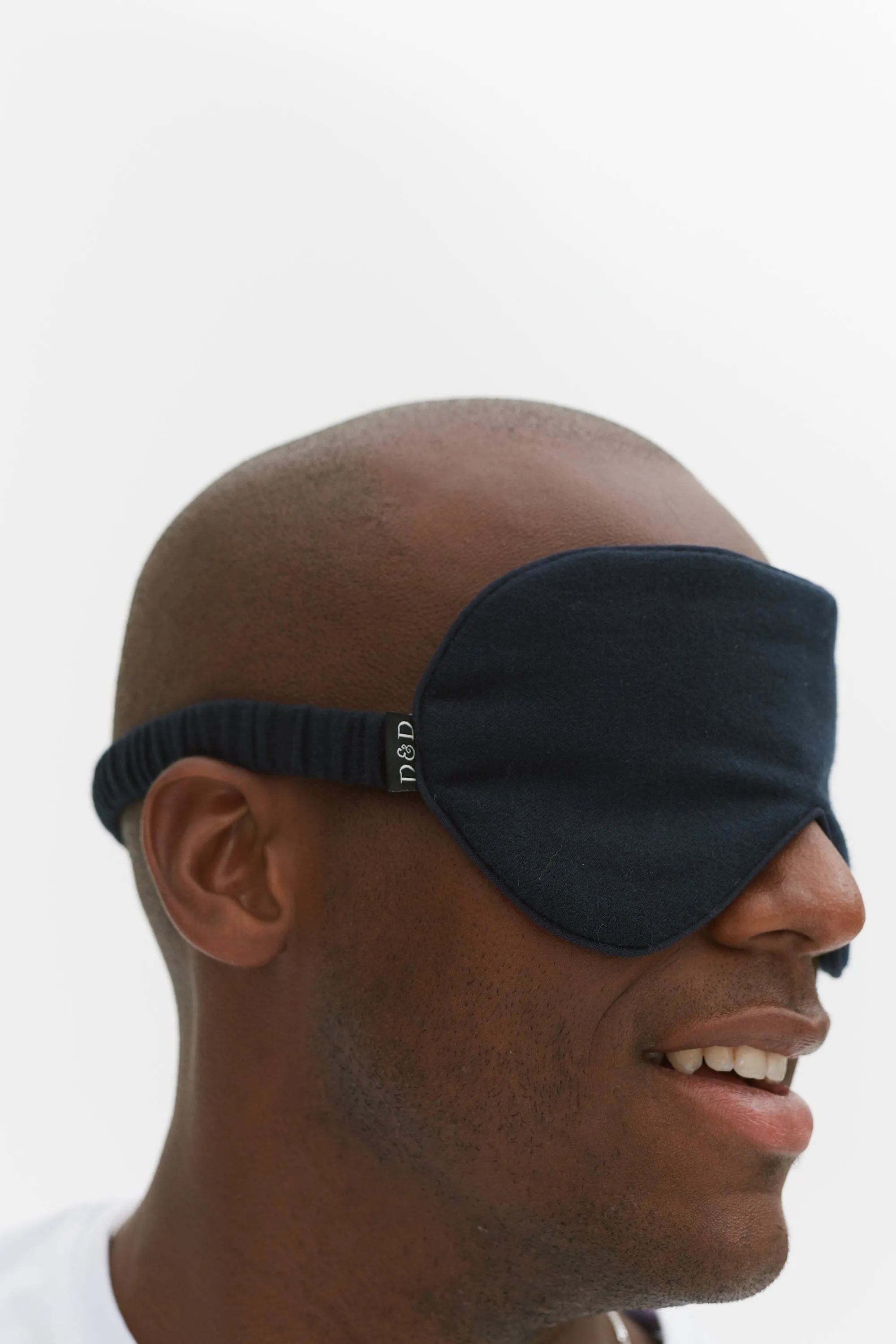 Men’s Eye Mask Brushed Cotton Navy