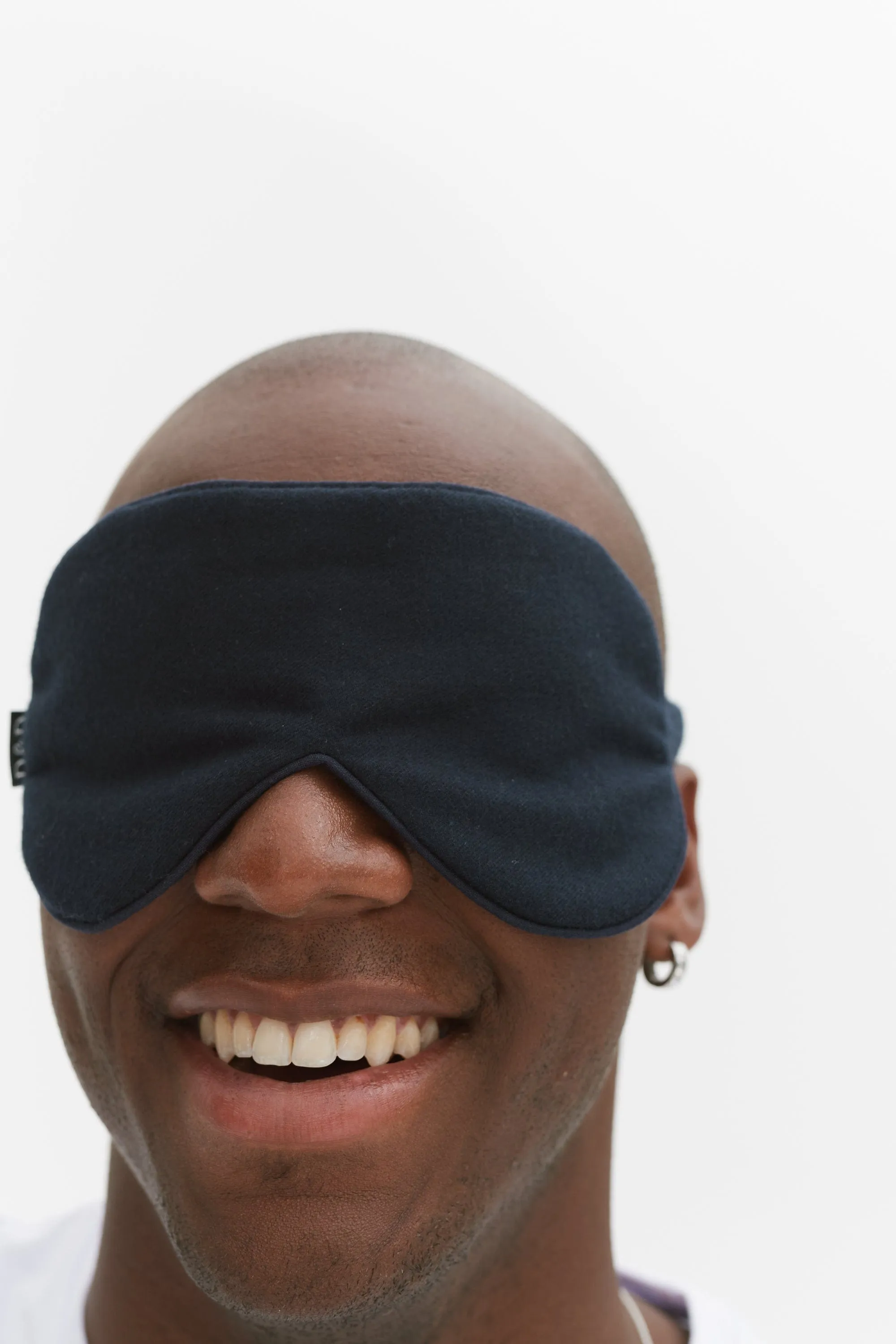 Men’s Eye Mask Brushed Cotton Navy
