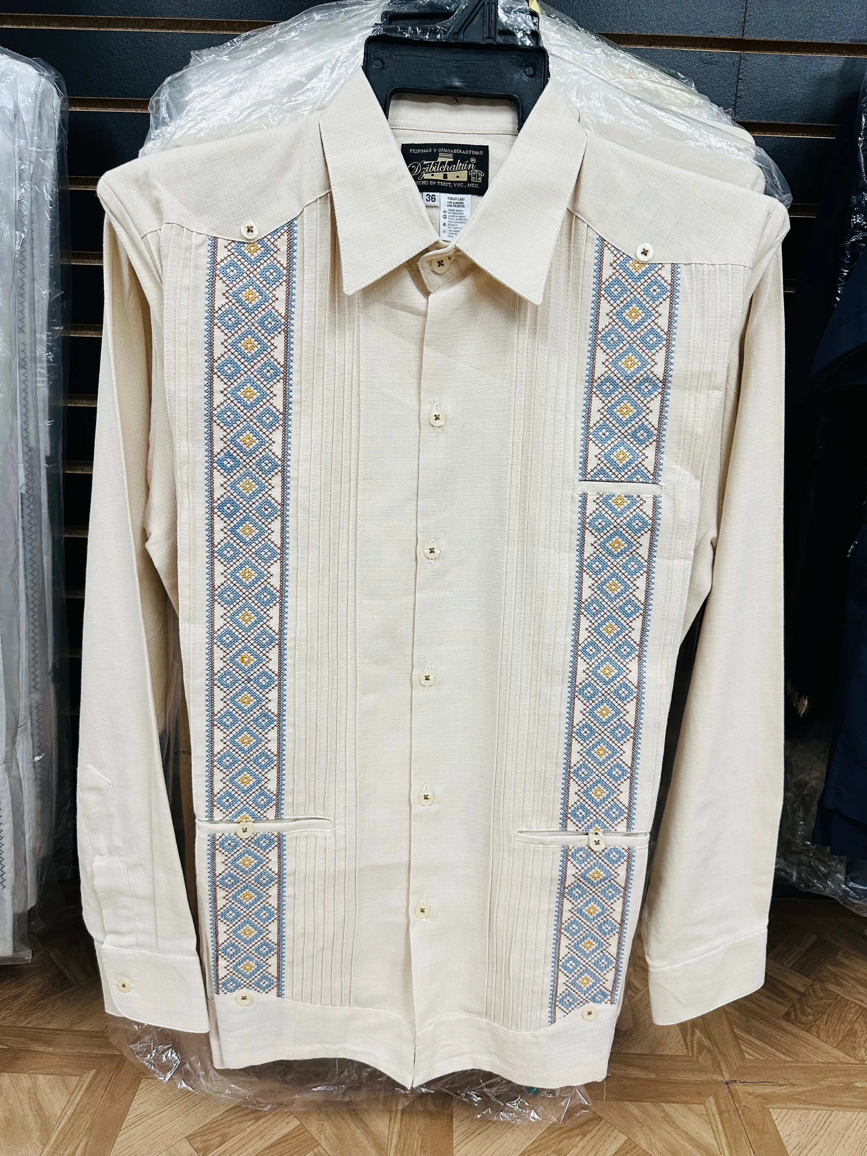 Men's Guayabera Merida Cream