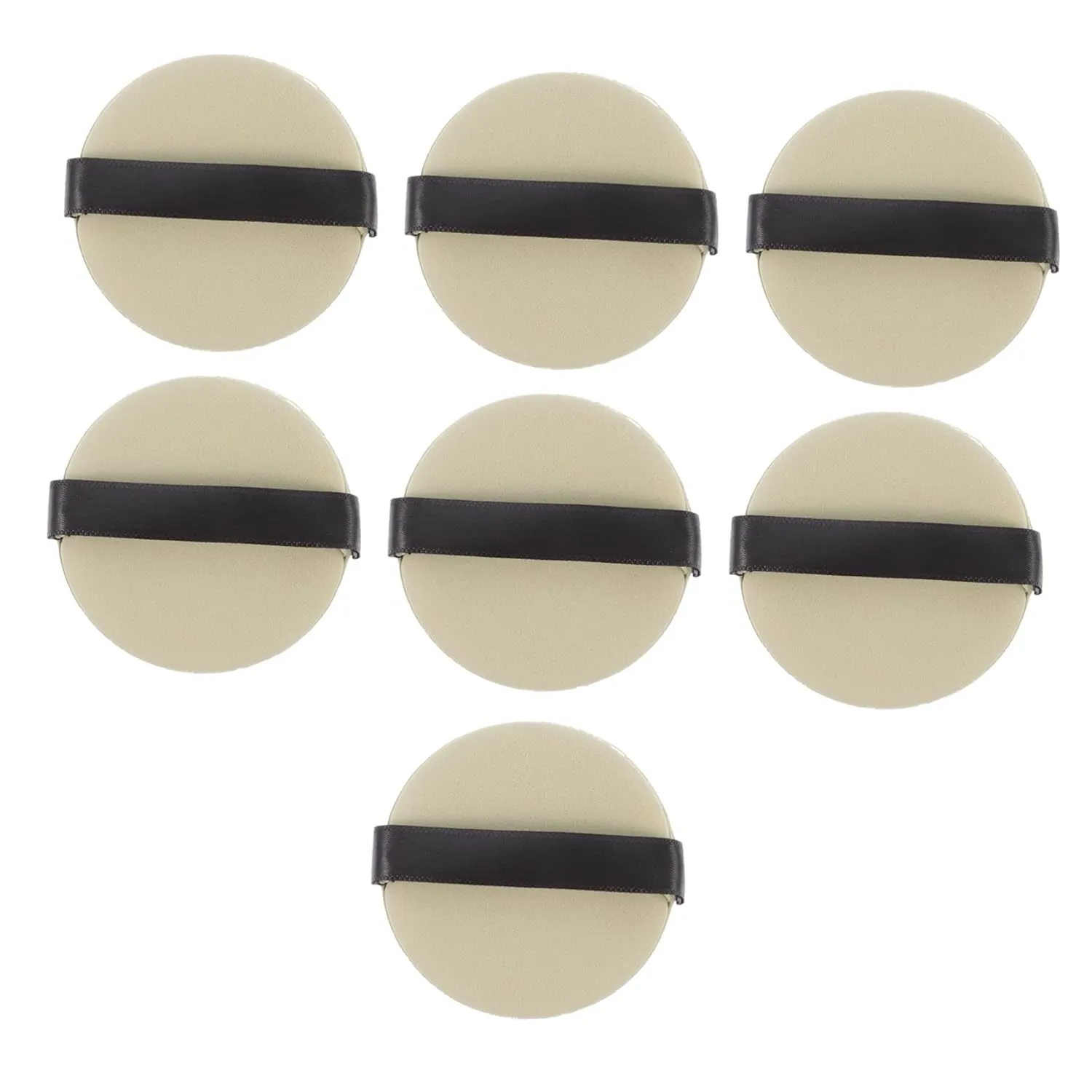MERRYHAPY 7pcs Double-sided Wet Dry Makeup Sponges for Powder Application Soft Facial Puff for Loose Powder Washable for Foundation Use