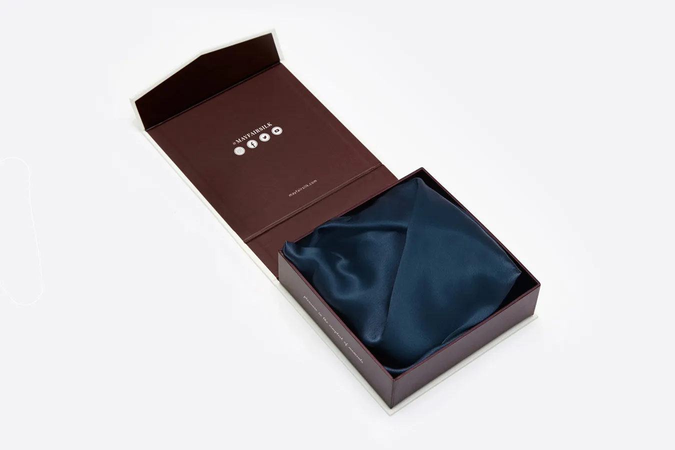 Midnight Blue Pure Silk Sleep Gift Set