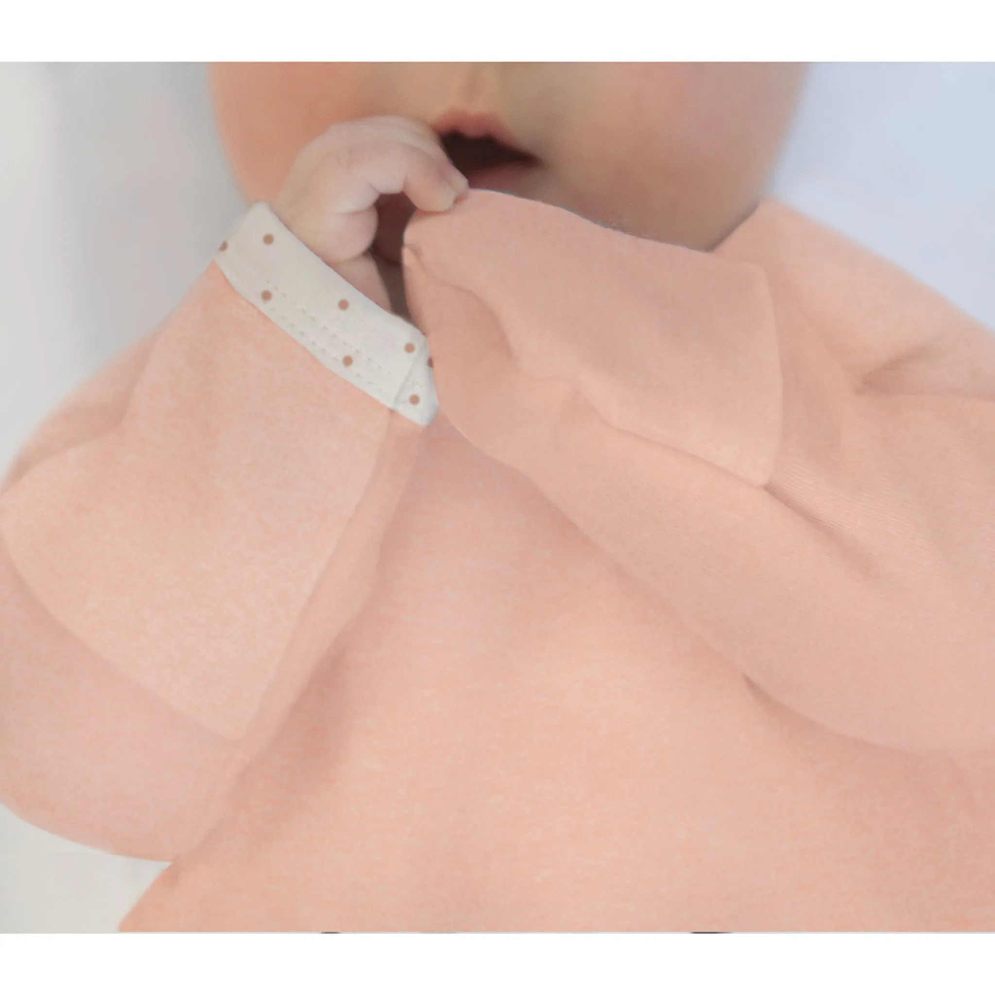 Muslin Swaddle 3-Pack, Pajama Gown and Hat Gift Set - Heathered Peach Blush, Newborn