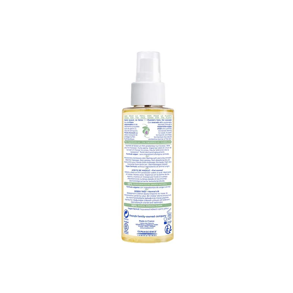 Mustela Baby Oil with Avocado Oil (100ml)