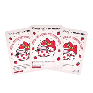 My Melody Strawberry Sweetness Printed Essence Sheet Mask (Set of 3)