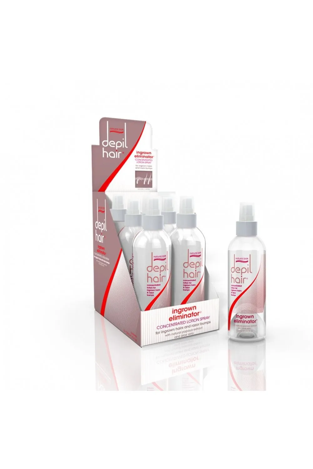 Natural Look Depil-Hair Ingrown Eliminator Concentrated Lotion Spray