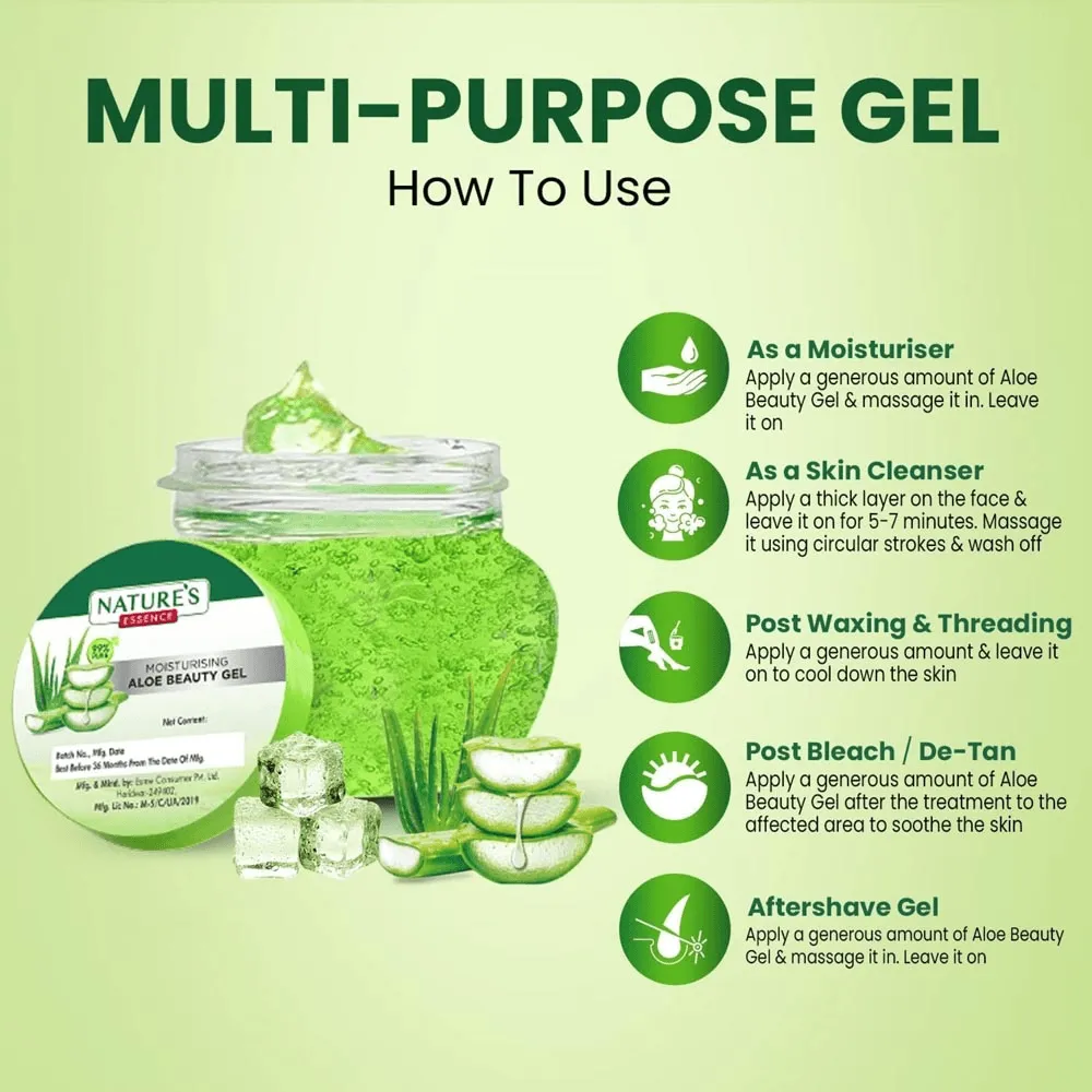 Nature's Essence Moisturizing Aloe Beauty Gel - 100g