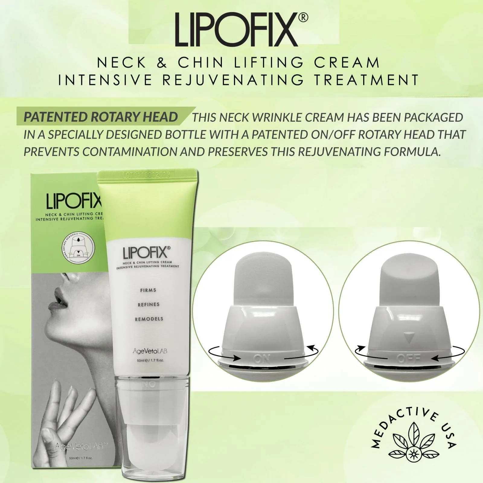 Neck Tightening Intensive Rejuvenating Cream Anti-Aging