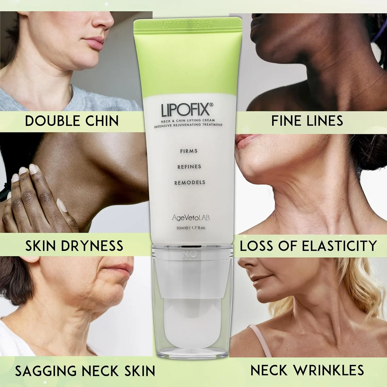 Neck Tightening Intensive Rejuvenating Cream Anti-Aging