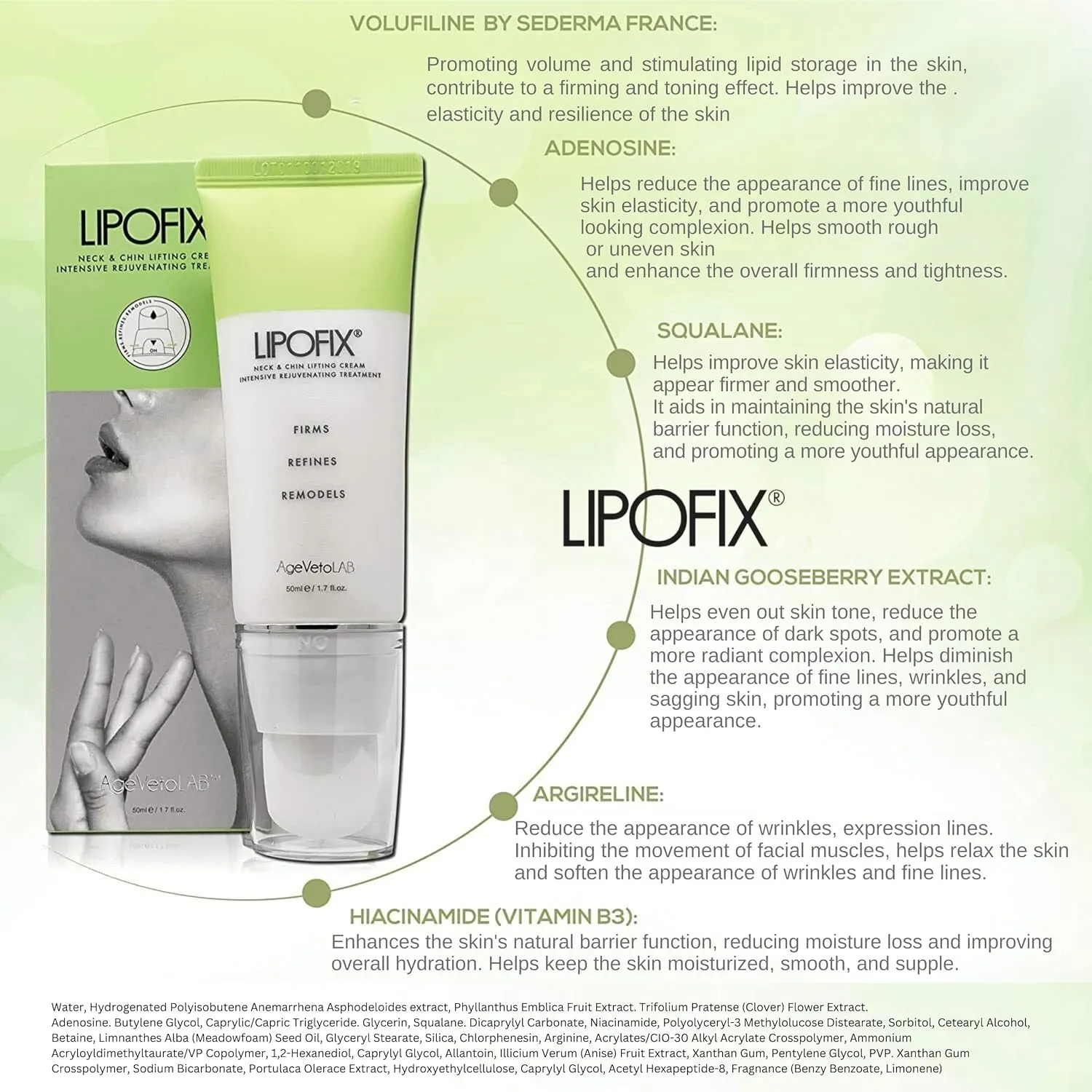 Neck Tightening Intensive Rejuvenating Cream Anti-Aging