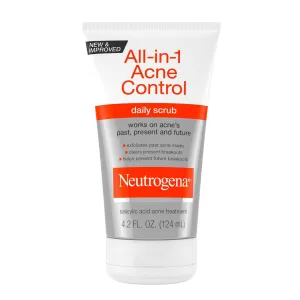 Neutrogena All-in-One Acne Control Daily Scrub - 4.2oz