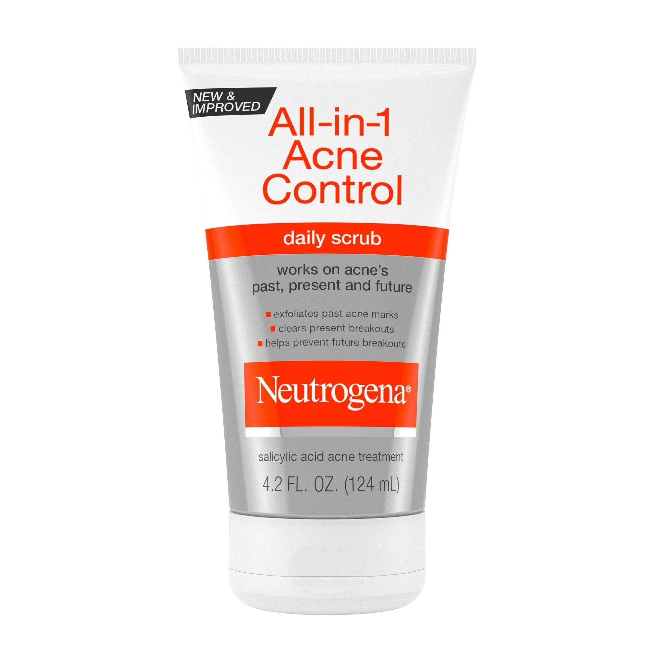 Neutrogena All-in-One Acne Control Daily Scrub - 4.2oz