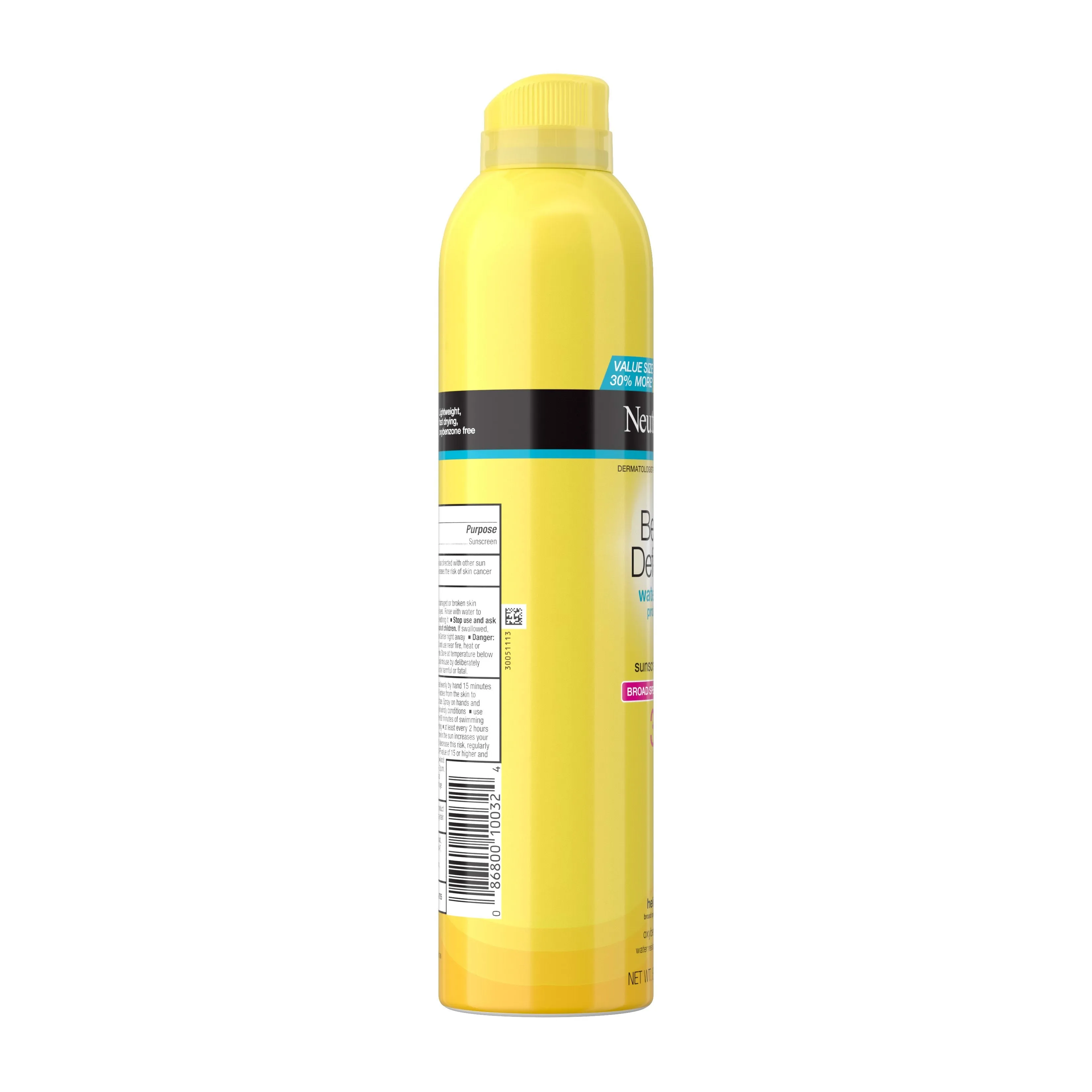 Neutrogena Beach Defense Spray Body Sunscreen, SPF 30, 8.5 oz