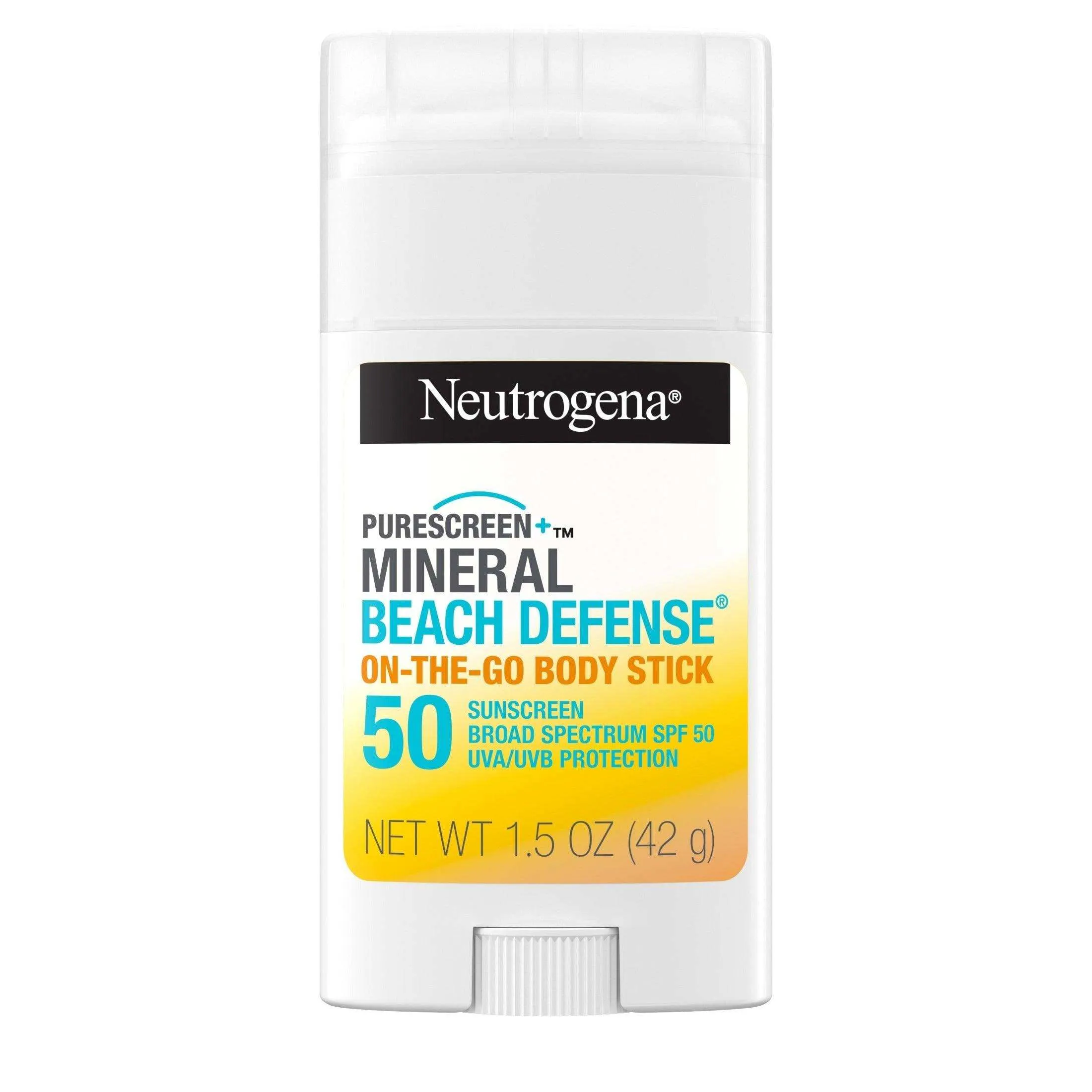 Neutrogena Purescreen  Beach Defense BodyStick Sunscreen SPF50 -1.5oz