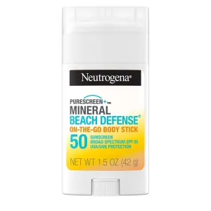 Neutrogena Purescreen  Beach Defense BodyStick Sunscreen SPF50 -1.5oz