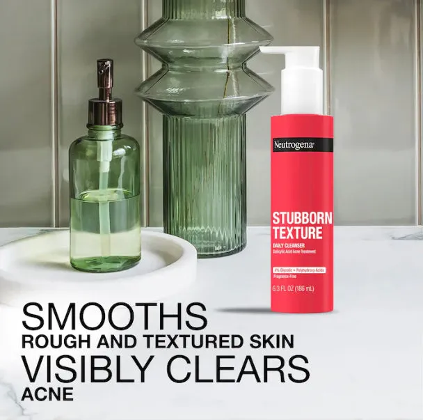 NEUTROGENA Stubborn Texture Daily Cleanser Salicylic Acid