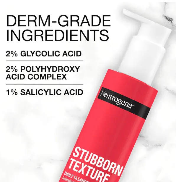 NEUTROGENA Stubborn Texture Daily Cleanser Salicylic Acid