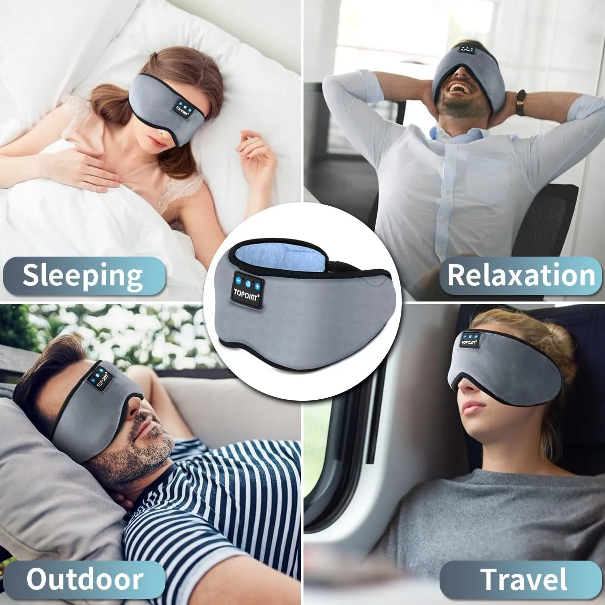 NEW Bluetooth Wireless Travel Headphones,