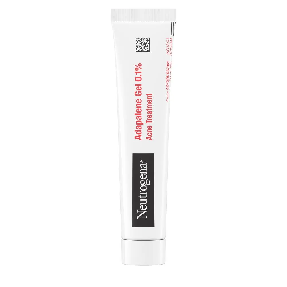 New - Neutrogena Stubborn Acne Adapalene Gel with 0.1% Adapalene Acne Treatment - 1.6oz