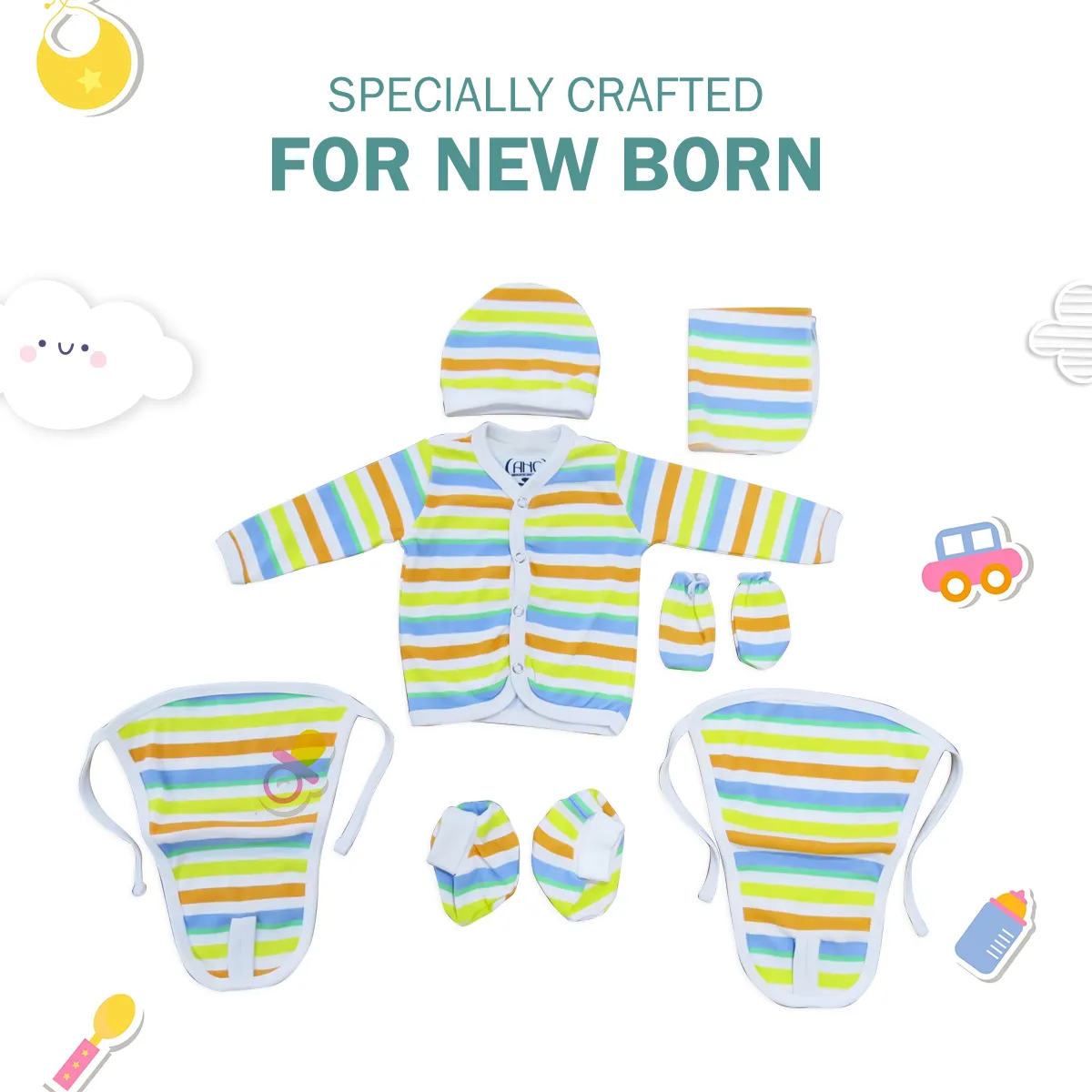 Newborn Baby Gift Set (7 Pieces)