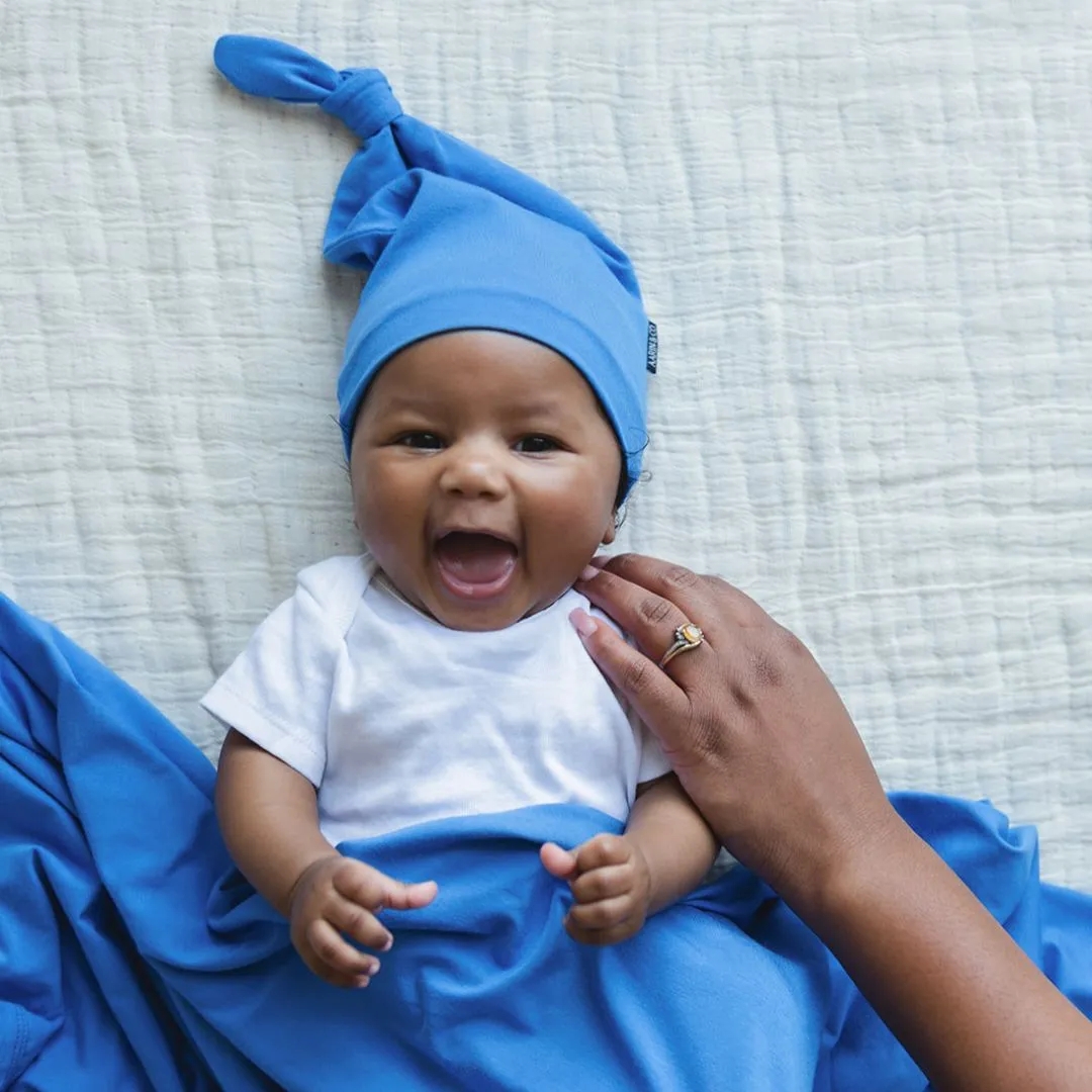 Newborn Swaddle Gift Set-Azure Blue