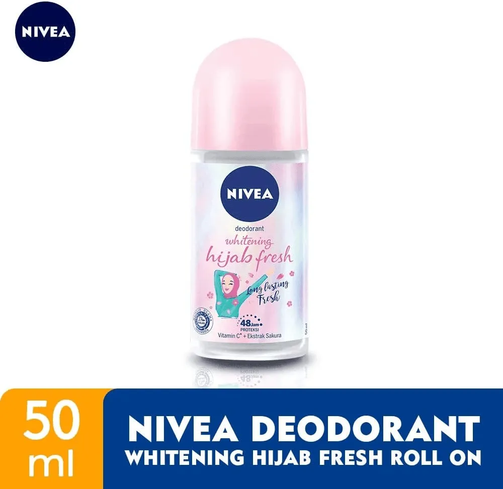 Nivea Roll On Brightening Hijab Fresh - 50ml