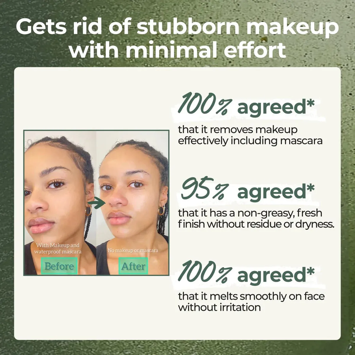 Numbuzin - No.3 Pore & Makeup Cleansing Balm with Green Tea and Charcoal - 85g