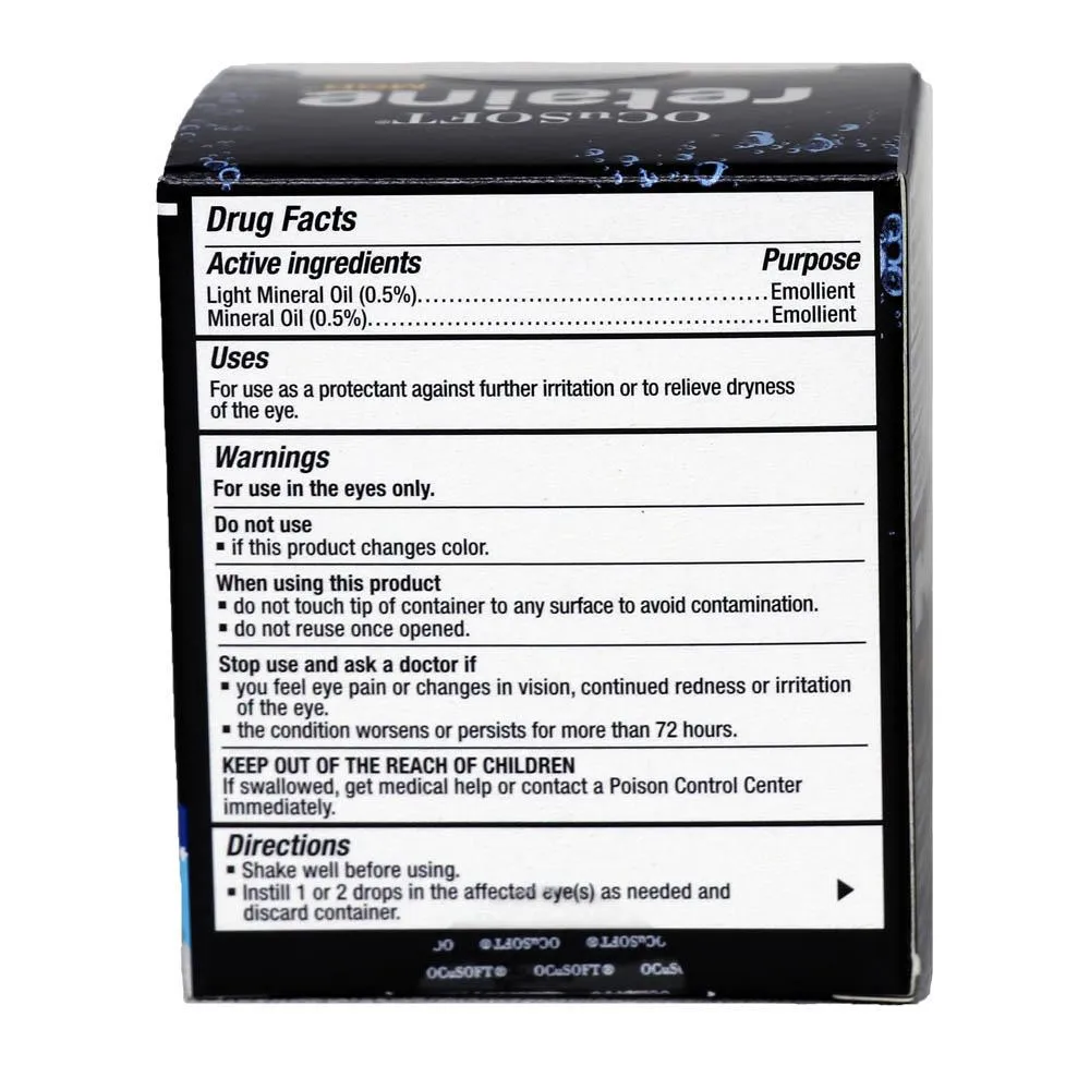 OcuSoft Retaine Lubricant Single-Dose Eye Drop Containers, 30 ct