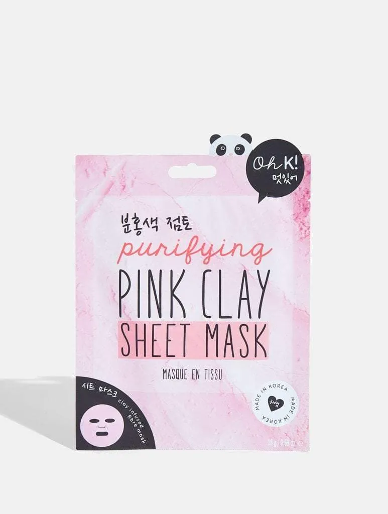 Oh K! Pink Clay Sheet Mask