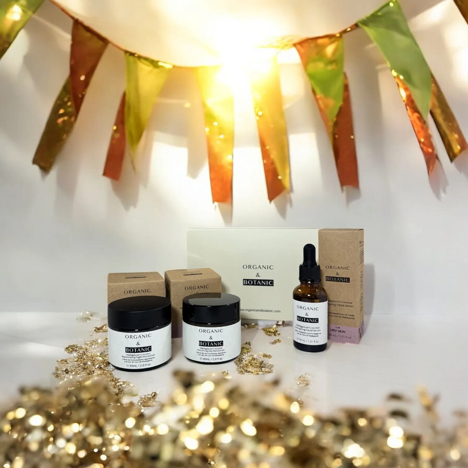 Organic & Botanic Madagascan Coconut Anti-Ageing Skincare Star Employee Gift Set