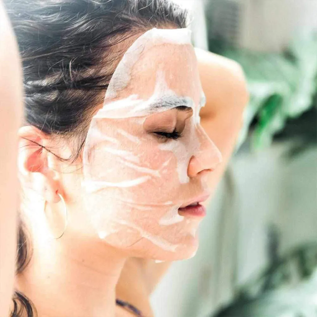 Organic Sheet Mask Greek Yogurt & Nourishing - 4 Pack
