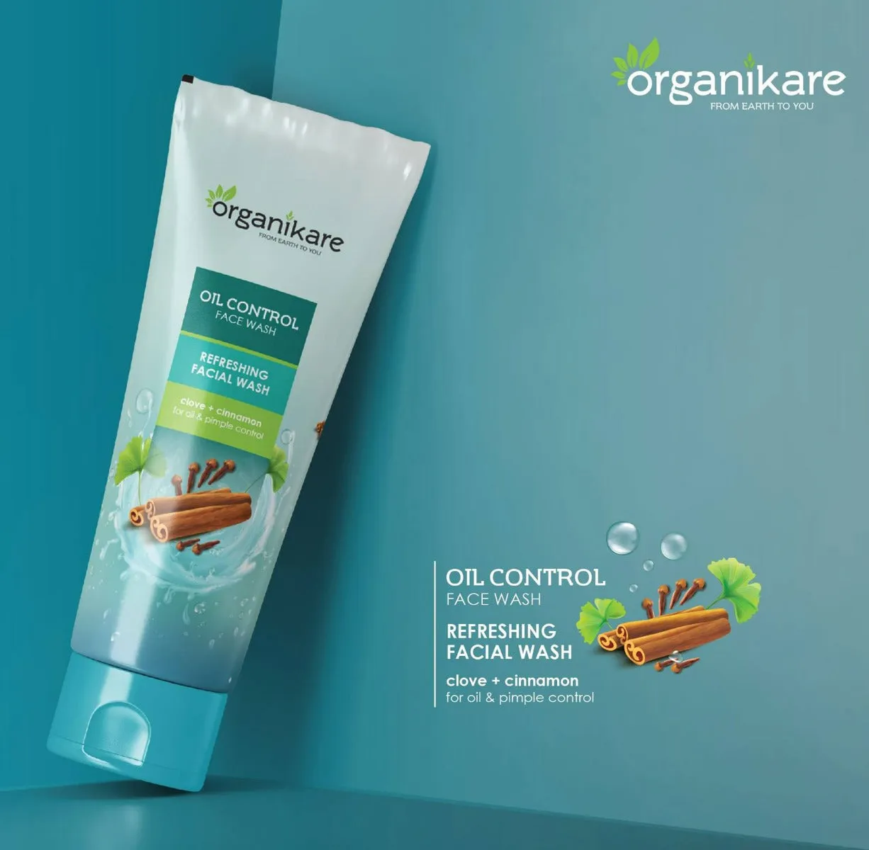 Organikare Oil Control Facewash (100ml)