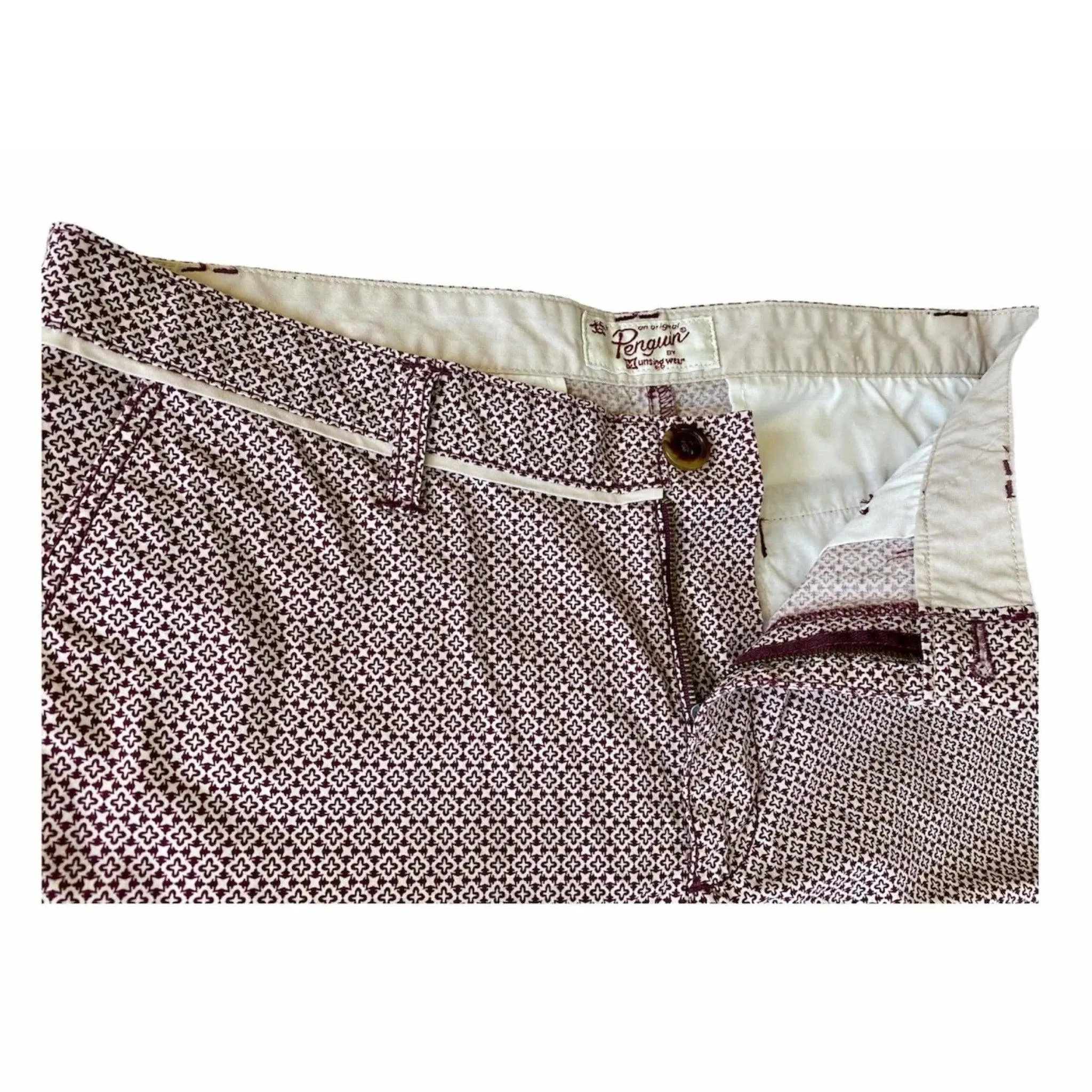 Original Penguin, Men's Retro Inspired Printed Short - Pre-owned