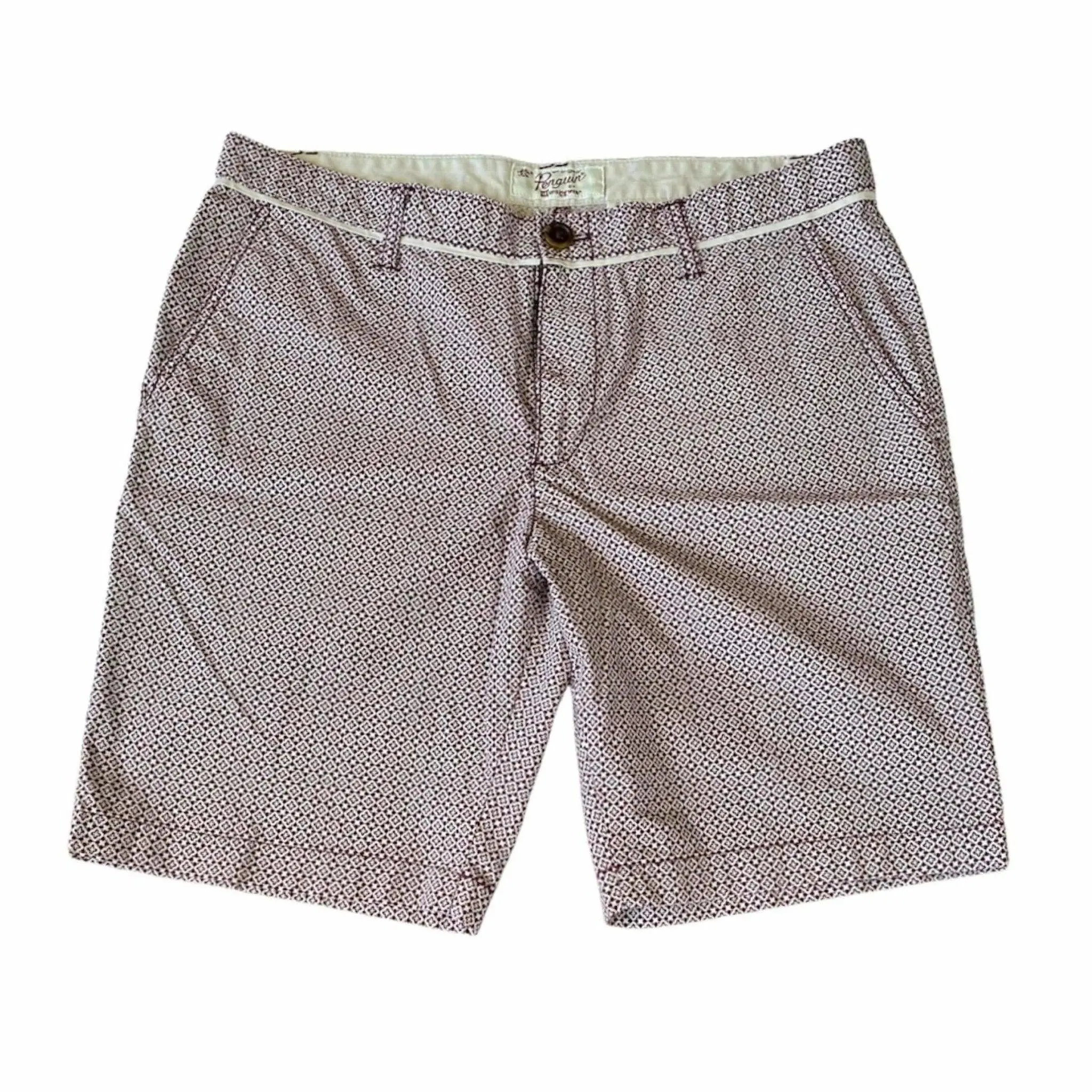 Original Penguin, Men's Retro Inspired Printed Short - Pre-owned