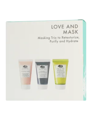 ORIGINS Love & Mask Masking Trio To Retexturize Purify And Hydrate